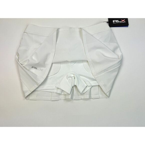 Ralph Lauren RLX Back-Pleat 13'' Skort Women M NWT $138 4-way Stretch Golf Skirt - Picture 4 of 13